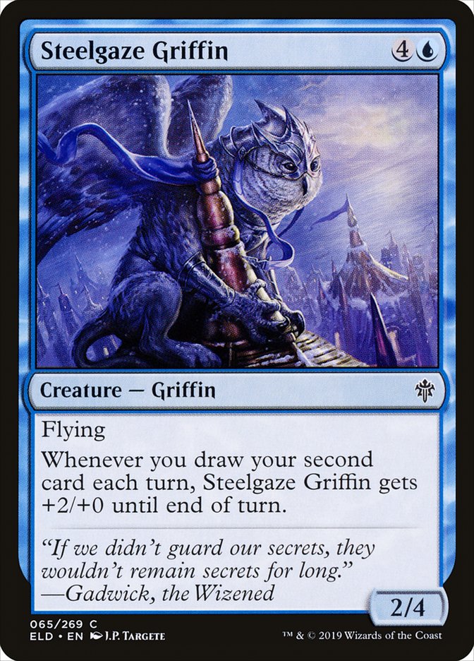 Steelgaze Griffin [Throne of Eldraine] | Exor Games Truro