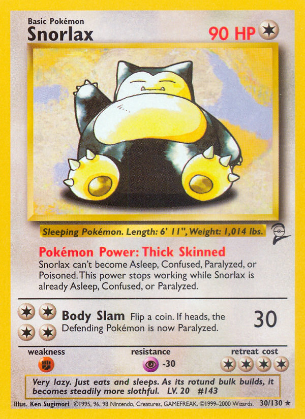 Snorlax (30/130) [Base Set 2] | Exor Games Truro