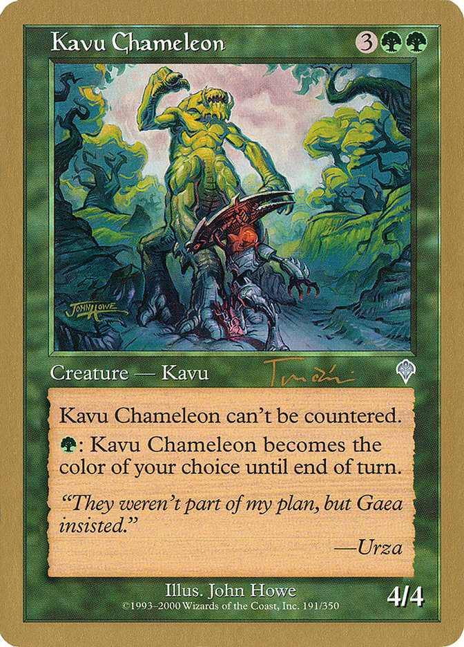 Kavu Chameleon (Jan Tomcani) [World Championship Decks 2001] | Exor Games Truro