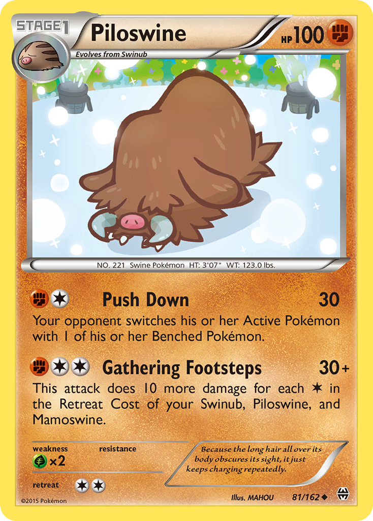 Piloswine (81/162) [XY: BREAKthrough] | Exor Games Truro