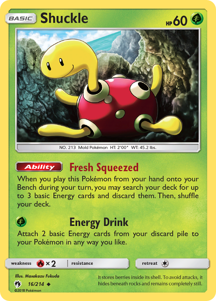 Shuckle (16/214) [Sun & Moon: Lost Thunder] | Exor Games Truro