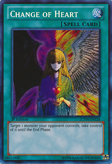 Change of Heart [LCYW-EN124] Secret Rare | Exor Games Truro