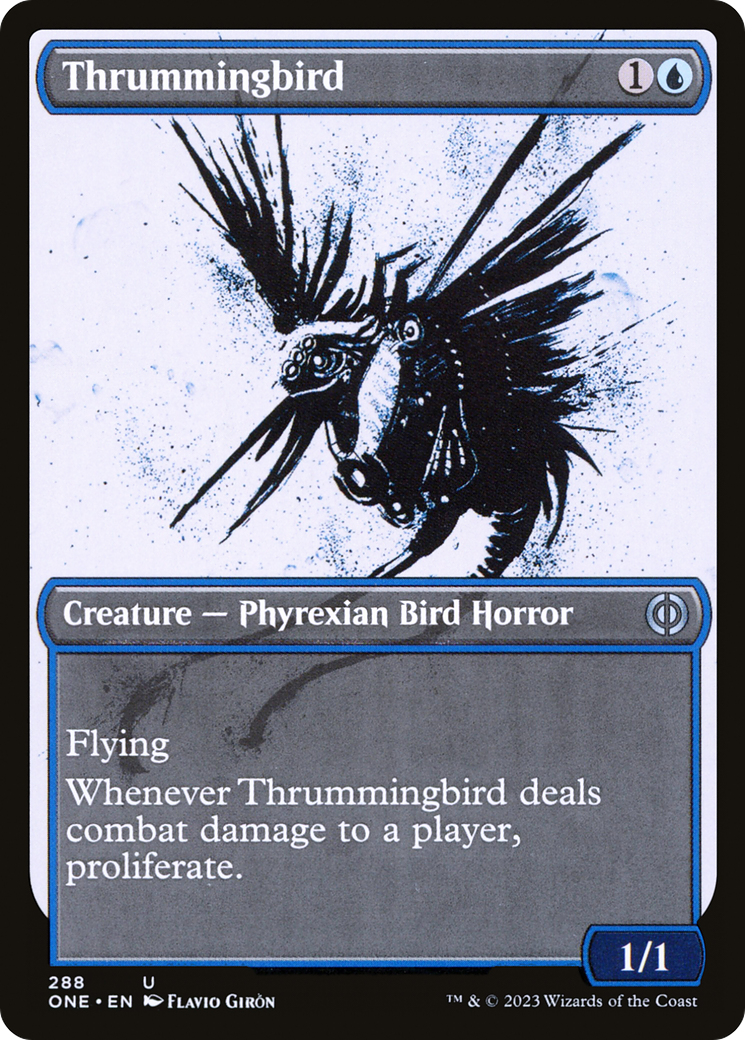 Thrummingbird (Showcase Ichor) [Phyrexia: All Will Be One] | Exor Games Truro