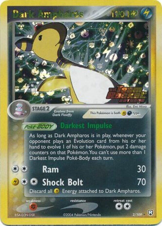 Dark Ampharos (2/109) (Stamped) [EX: Team Rocket Returns] | Exor Games Truro