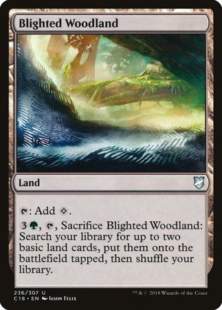 Blighted Woodland [Commander 2018] | Exor Games Truro