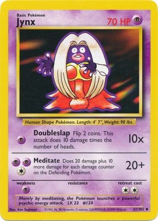 Jynx (31/102) [Base Set Unlimited] | Exor Games Truro