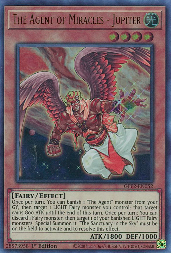The Agent of Miracles - Jupiter [GFP2-EN052] Ultra Rare | Exor Games Truro