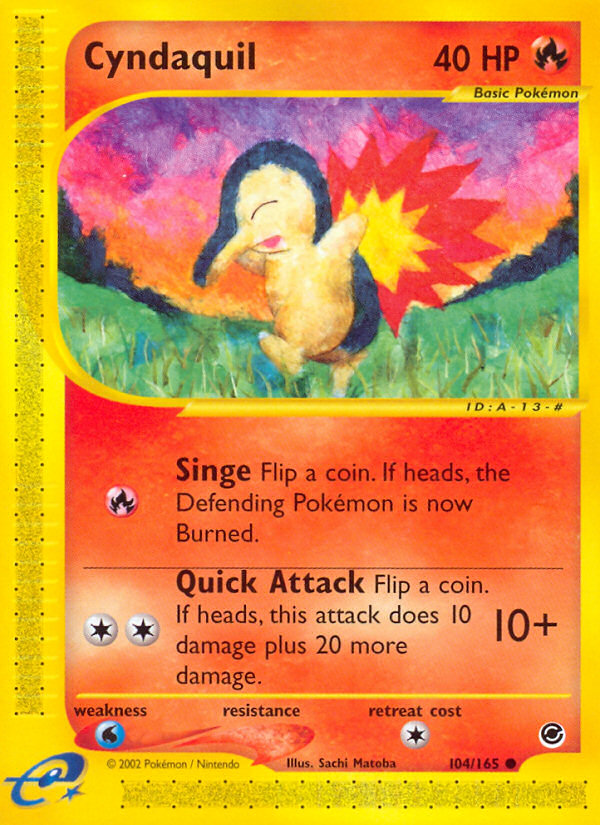 Cyndaquil (104/165) [Expedition: Base Set] | Exor Games Truro