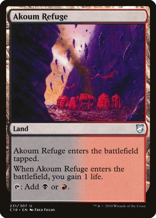 Akoum Refuge [Commander 2018] | Exor Games Truro