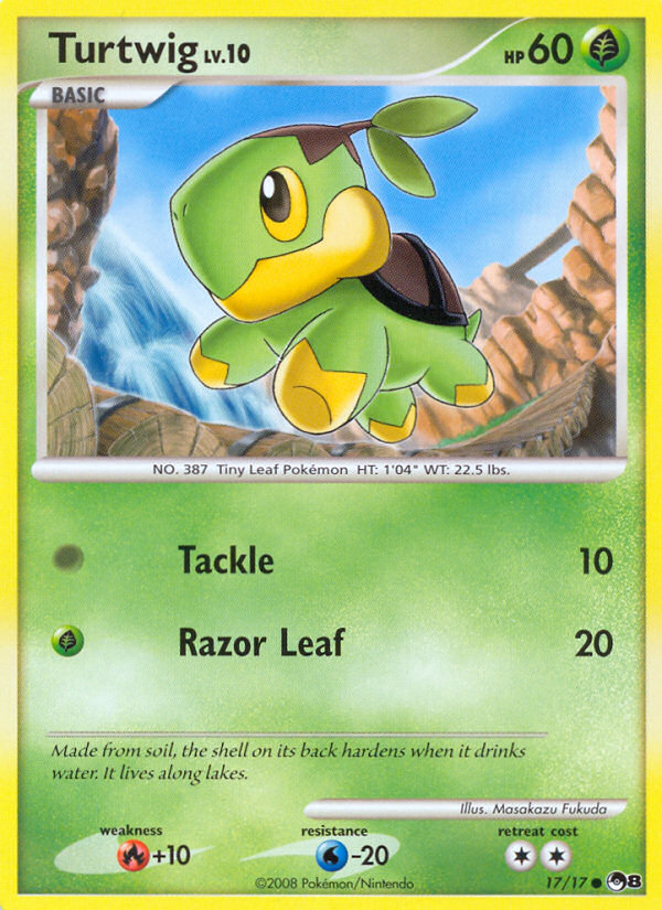 Turtwig (17/17) [POP Series 8] | Exor Games Truro