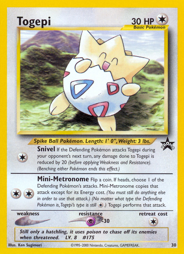 Togepi (30) [Wizards of the Coast: Black Star Promos] | Exor Games Truro