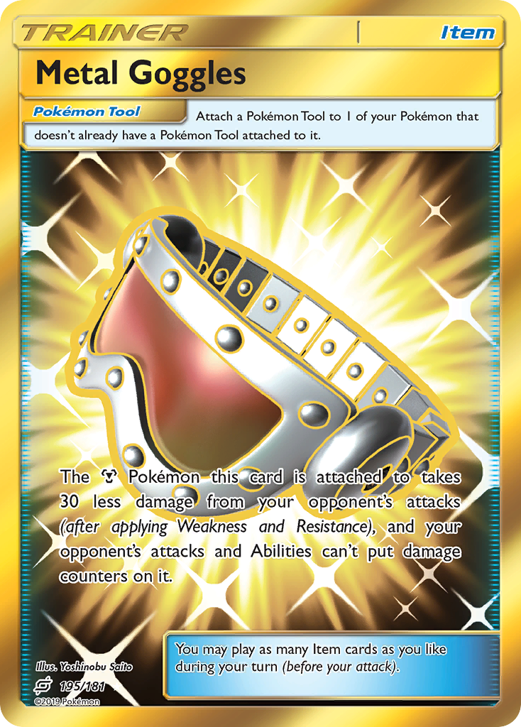 Metal Goggles (195/181) [Sun & Moon: Team Up] | Exor Games Truro