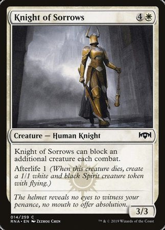 Knight of Sorrows [Ravnica Allegiance] | Exor Games Truro