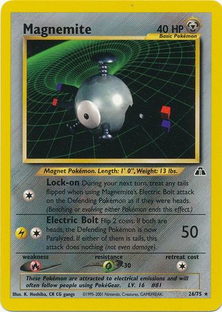 Magnemite (26/75) [Neo Discovery Unlimited] | Exor Games Truro