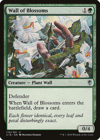 Wall of Blossoms [Commander 2016] | Exor Games Truro