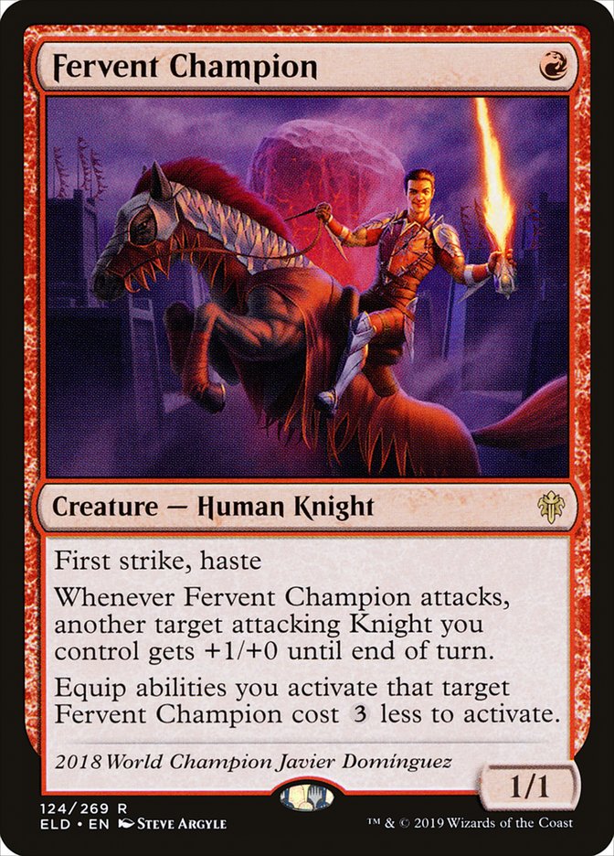 Fervent Champion [Throne of Eldraine] | Exor Games Truro
