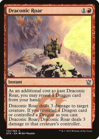 Draconic Roar [Dragons of Tarkir] | Exor Games Truro