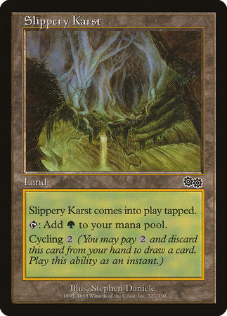 Slippery Karst [Urza's Saga] | Exor Games Truro
