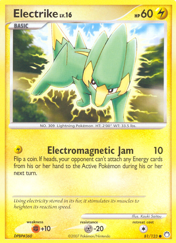 Electrike (81/123) [Diamond & Pearl: Mysterious Treasures] | Exor Games Truro