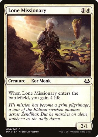 Lone Missionary [Modern Masters 2017] | Exor Games Truro