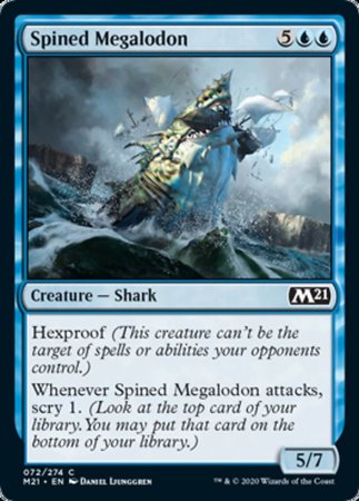 Spined Megalodon [Core Set 2021] | Exor Games Truro