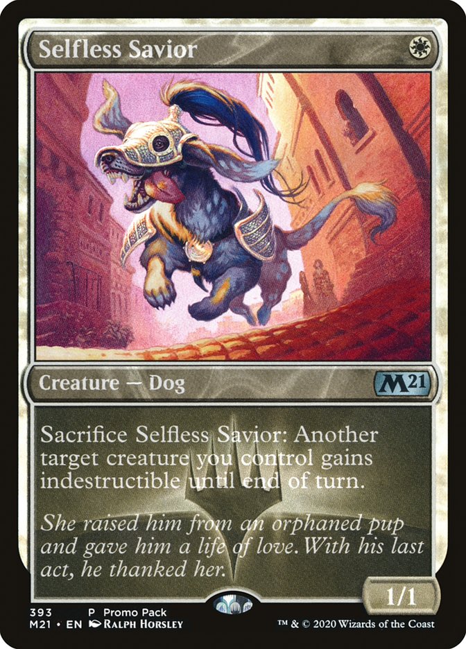 Selfless Savior (Promo Pack) [Core Set 2021 Promos] | Exor Games Truro