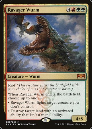 Ravager Wurm [Ravnica Allegiance] | Exor Games Truro