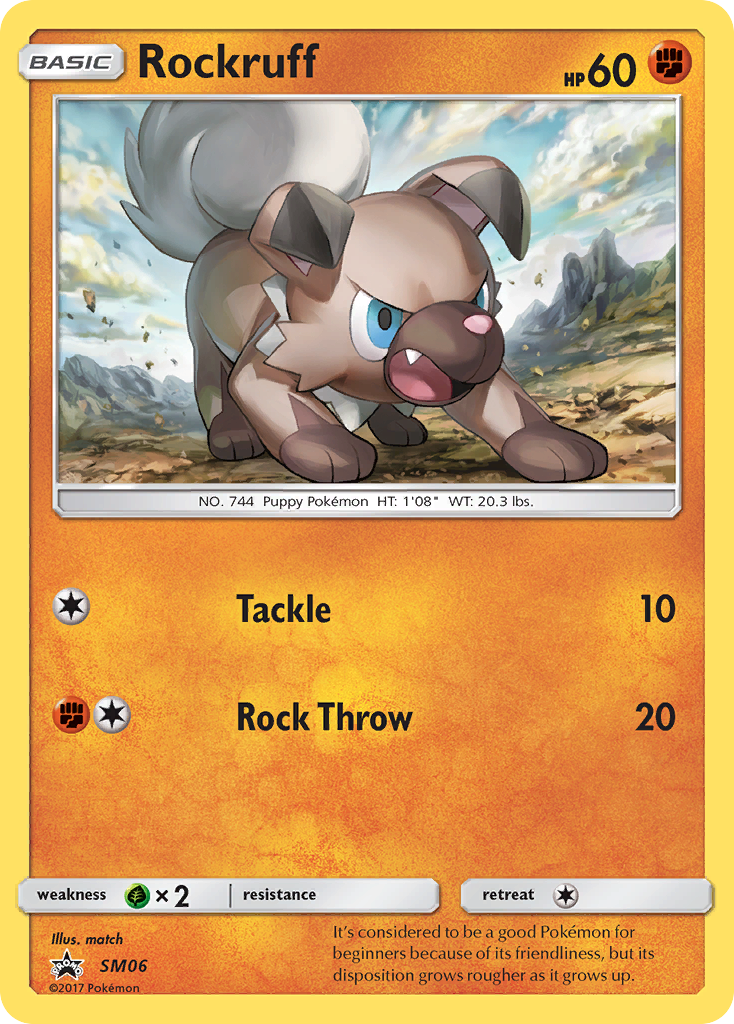 Rockruff (SM06) [Sun & Moon: Black Star Promos] | Exor Games Truro