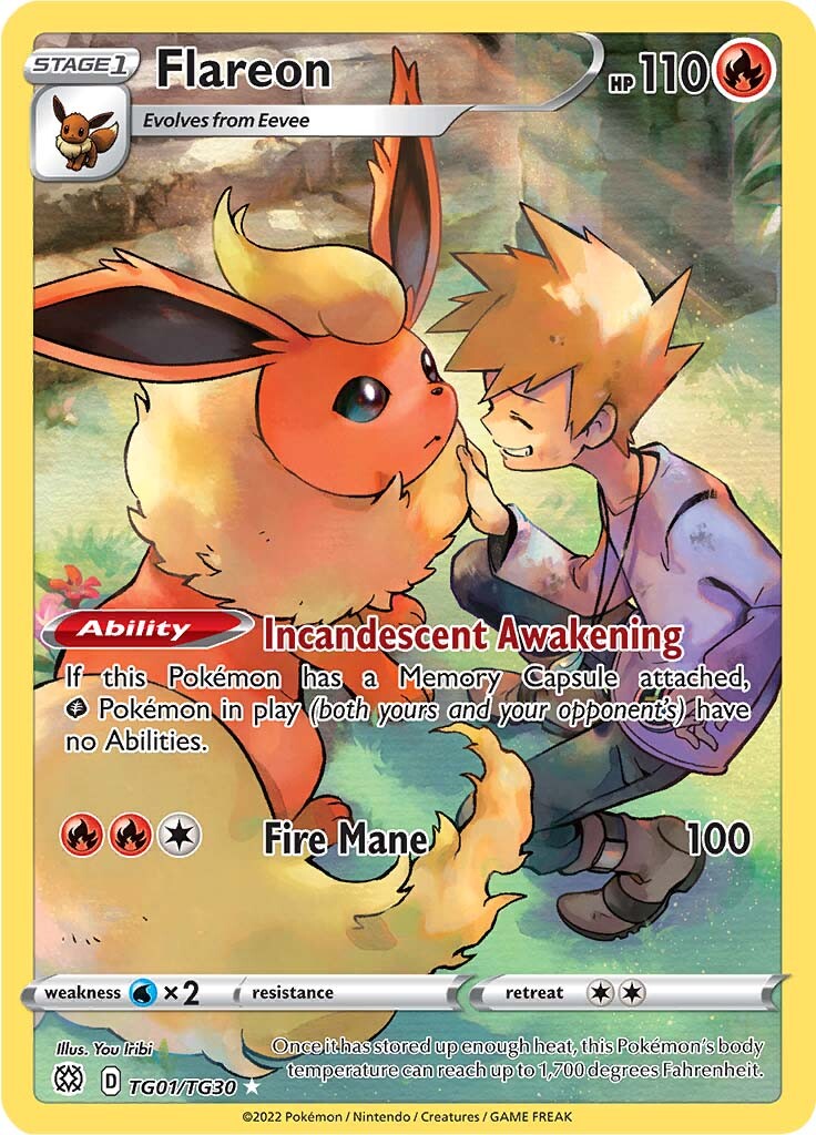 Flareon (TG01/TG30) [Sword & Shield: Brilliant Stars] | Exor Games Truro