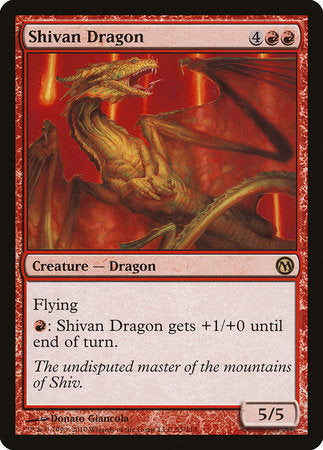 Shivan Dragon [Duels of the Planeswalkers] | Exor Games Truro