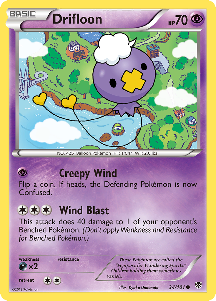 Drifloon (34/101) [Black & White: Plasma Blast] | Exor Games Truro