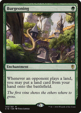 Burgeoning [Commander 2016] | Exor Games Truro