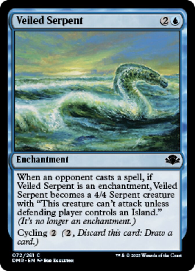 Veiled Serpent [Dominaria Remastered] | Exor Games Truro