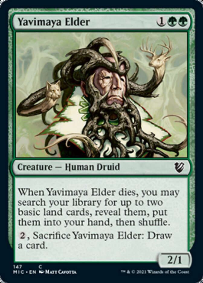 Yavimaya Elder [Innistrad: Midnight Hunt Commander] | Exor Games Truro