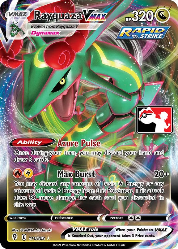 Rayquaza VMAX (111/203) [Prize Pack Series One] | Exor Games Truro