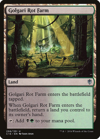 Golgari Rot Farm [Commander 2016] | Exor Games Truro