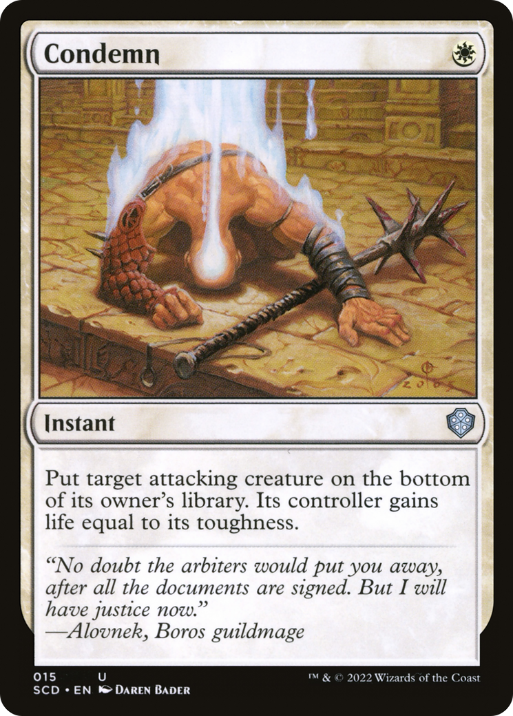 Condemn [Starter Commander Decks] | Exor Games Truro
