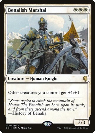 Benalish Marshal [Dominaria] | Exor Games Truro