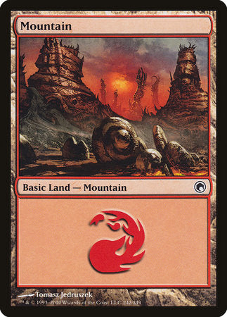 Mountain (242) [Scars of Mirrodin] | Exor Games Truro