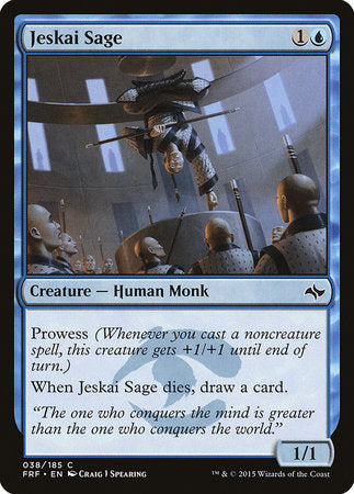 Jeskai Sage [Fate Reforged] | Exor Games Truro