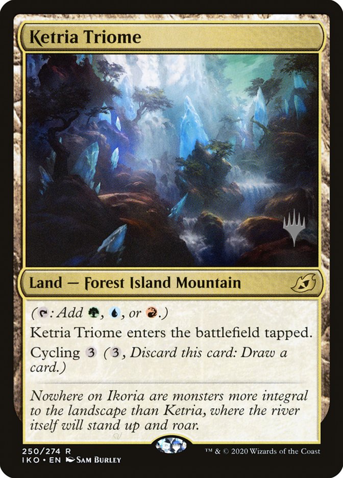 Ketria Triome (Promo Pack) [Ikoria: Lair of Behemoths Promos] | Exor Games Truro