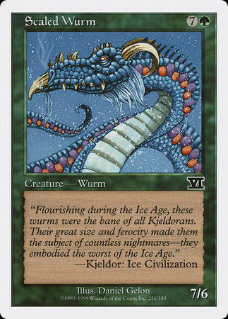 Scaled Wurm [Classic Sixth Edition] | Exor Games Truro