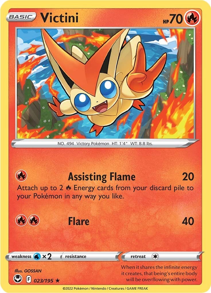 Victini (023/195) [Sword & Shield: Silver Tempest] | Exor Games Truro