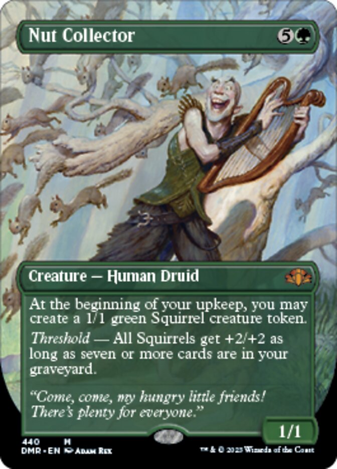 Nut Collector (Borderless Alternate Art) [Dominaria Remastered] | Exor Games Truro