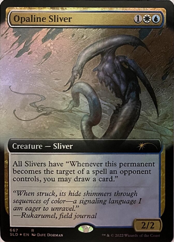 Opaline Sliver (Extended Art) [Secret Lair Drop Promos] | Exor Games Truro