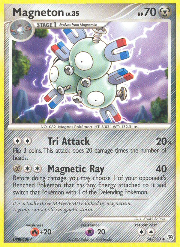 Magneton (54/130) [Diamond & Pearl: Base Set] | Exor Games Truro