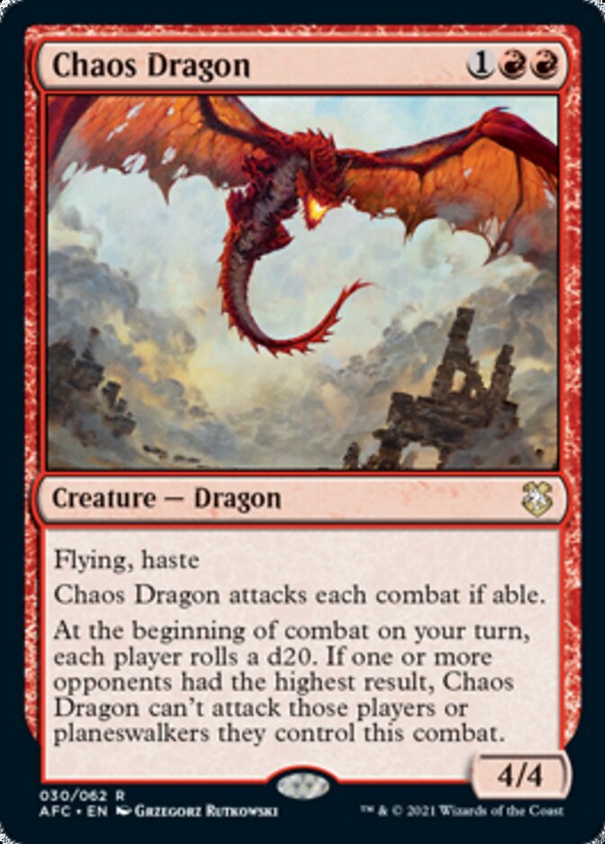 Chaos Dragon [Dungeons & Dragons: Adventures in the Forgotten Realms Commander] | Exor Games Truro