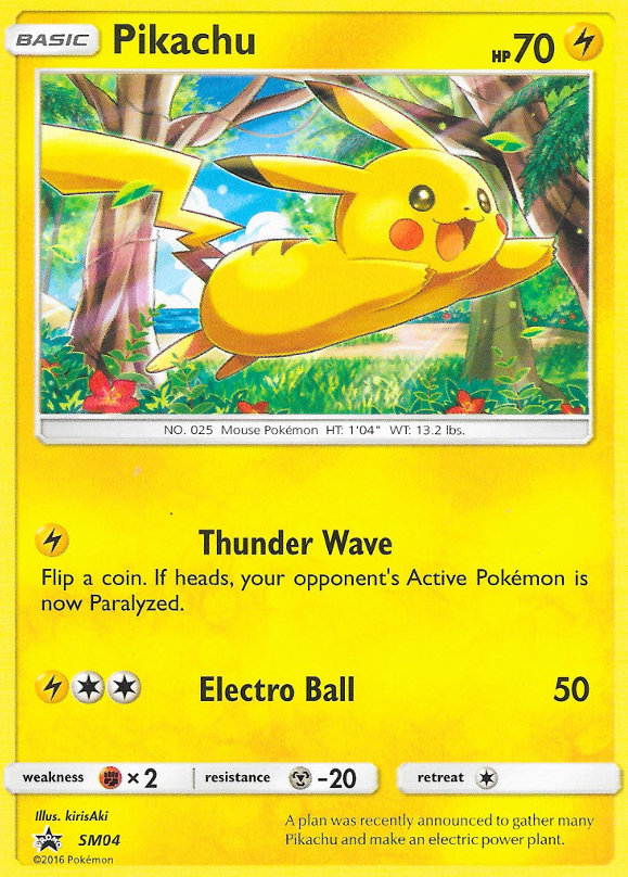 Pikachu (SM04) [Sun & Moon: Black Star Promos] | Exor Games Truro