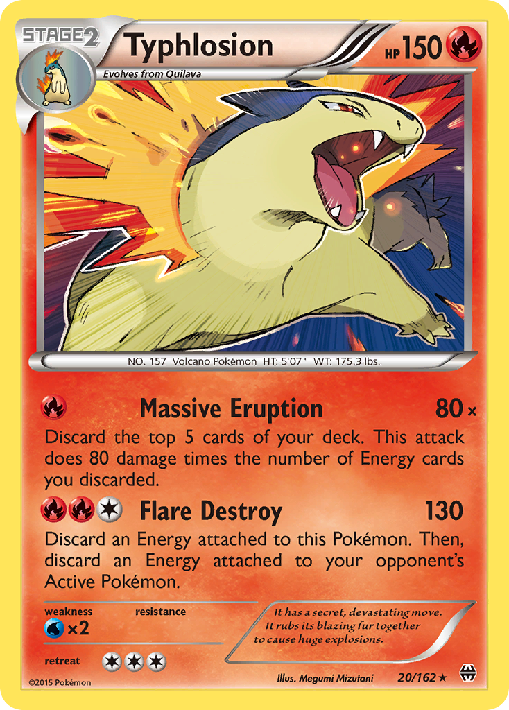 Typhlosion (20/162) [XY: BREAKthrough] | Exor Games Truro