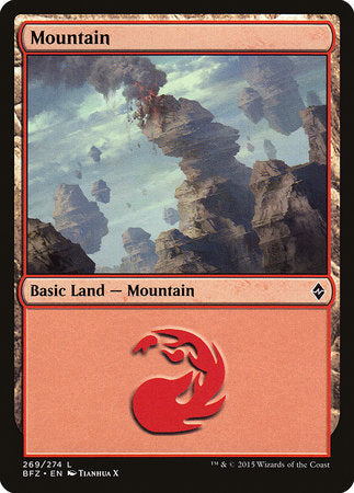 Mountain (269) [Battle for Zendikar] | Exor Games Truro